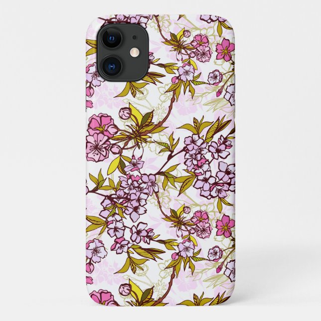 Coques Case-Mate iPhone Motif en fleurs de cerisiers  (Dos)