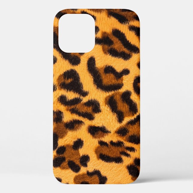 Coques Case-Mate iPhone Motif en fourrure de léopard (Verso)