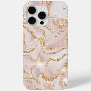 Coque Case-Mate iPhone Motif en marbre beige et or