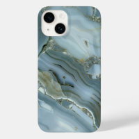 Motif en marbre gris bleu iPhone / Android
