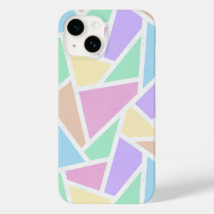 Coque Case-Mate iPhone Motif en mosaïque arc-en-ciel Pastel