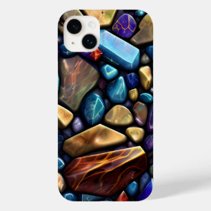 Coque Case-Mate iPhone Motif en mosaïque de pierre colorée