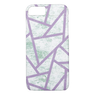Case-Mate iPhone Case Motif en mosaïque vert clair et lavande