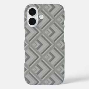Coque Pour iPhone 16 Motif en nuances de gris