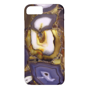 Etui iPhone Case-Mate Motif en pierre blanche Brown violet