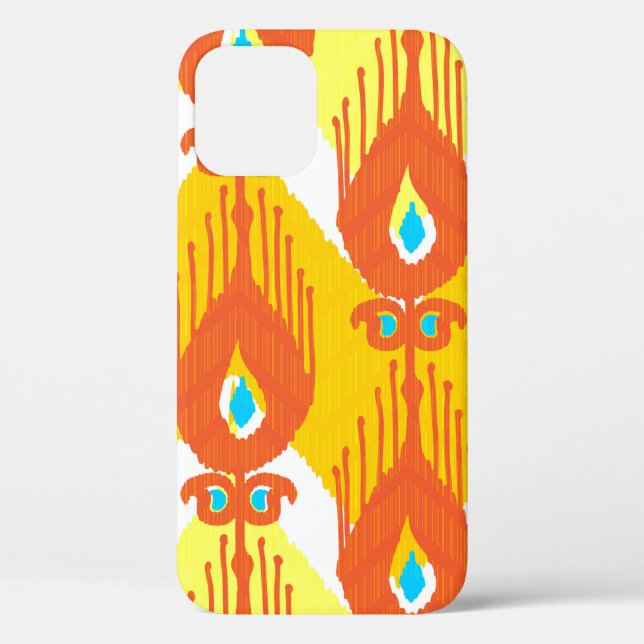 Coques Case-Mate iPhone Motif en tissu Ikat (Verso)