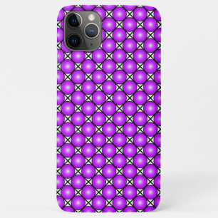 Case-Mate iPhone Case Motif en treillis noir blanc Magenta points roses