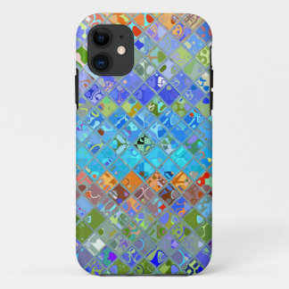 Coques Pour iPhone Motif en verre de mosaïque Abstrait #5