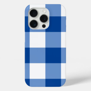 Coque Case-Mate iPhone Motif en vichy bleu