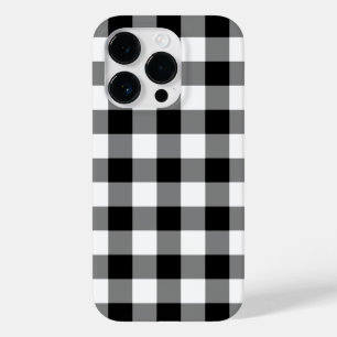 Coque Case-Mate iPhone Motif En vichy noir et blanc