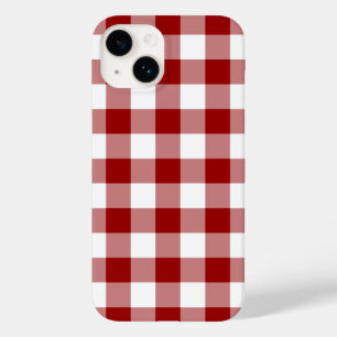 Coque Case-Mate iPhone Motif En vichy rouge et blanc