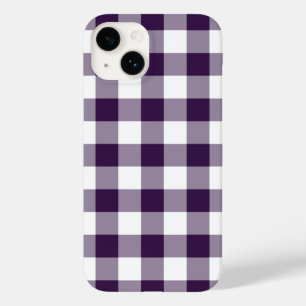 Coques Pour iPhone Motif En vichy violet et blanc