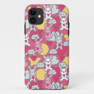Coques Pour iPhone Motif enfant de Kawaii avec de mignons Doodles