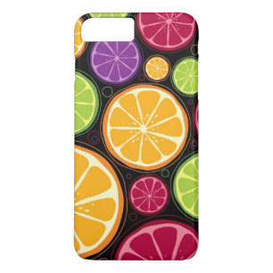 Coque iPhone 8 Plus/7 Plus Motif et arrière - plan oranges