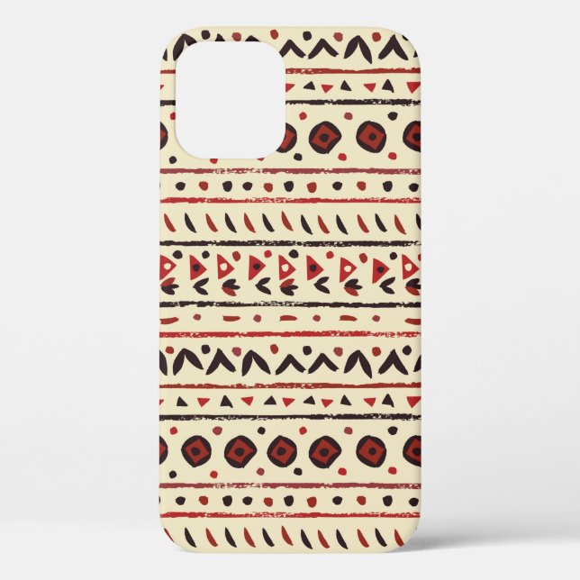 Coques Case-Mate iPhone Motif ethnique Abstrait sans faille (Verso)
