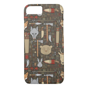 Coque iPhone 8/7 Motif ethnique de chasse