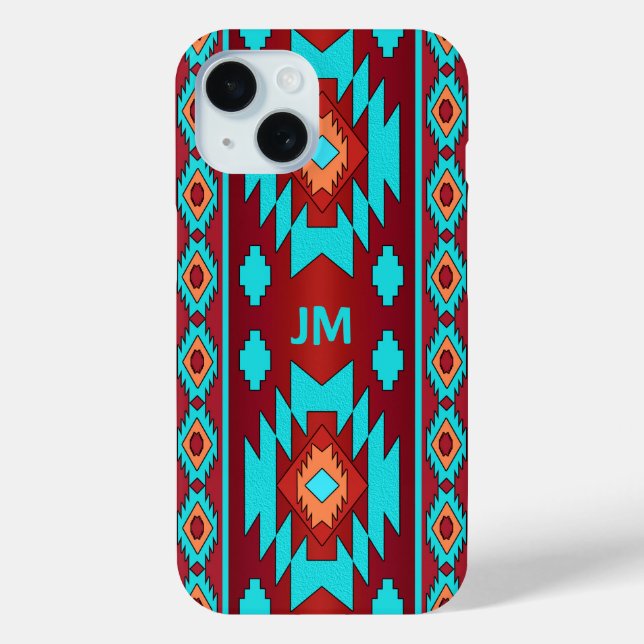 Coques Case-Mate iPhone motif ethnique natif du sud-ouest  (Verso)