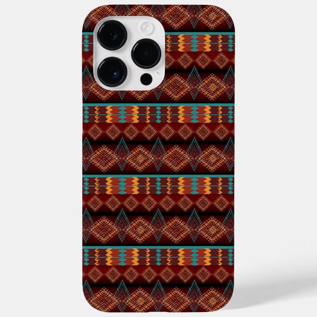 Coques Case-Mate iPhone motif ethnique sud-ouest (Verso)