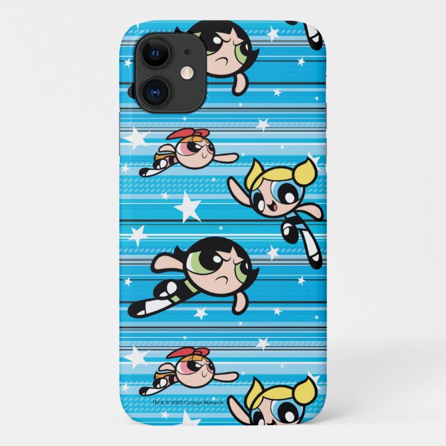 Coques Case-Mate iPhone Motif étoilé Powerpuff Girls (Dos)
