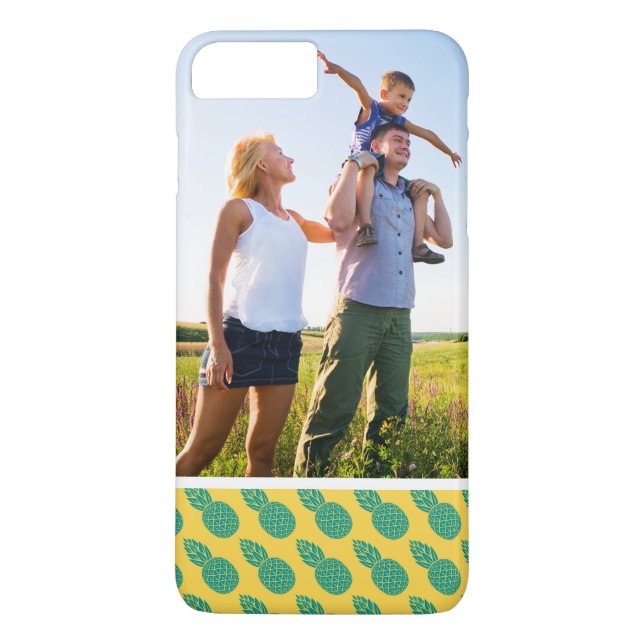 Coques Case-Mate iPhone Motif fait sur commande d'ananas de photo (Dos)