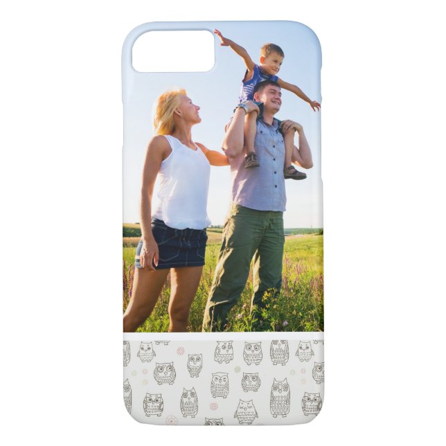 Coques Case-Mate iPhone Motif fait sur commande de photo avec des hiboux (Dos)