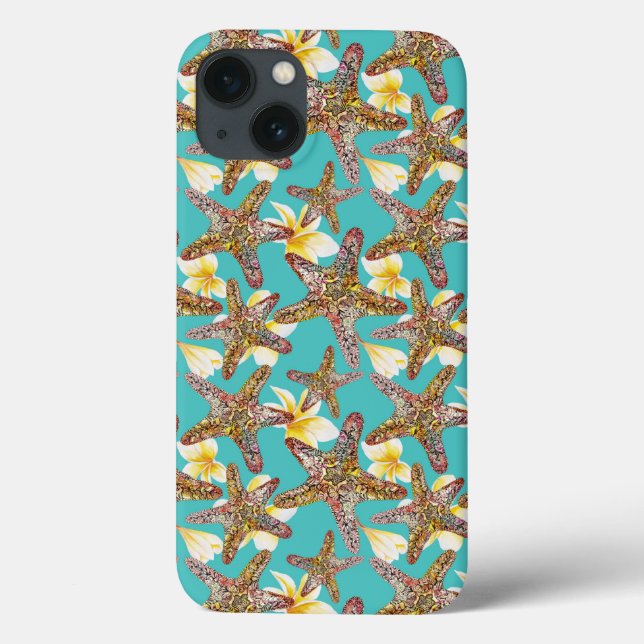 Coques Case-Mate iPhone Motif fantaisiste d'étoiles de mer (Verso)