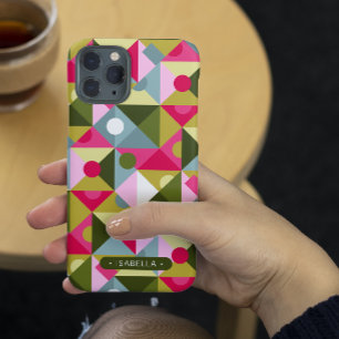 Coque Case-Mate iPhone Motif Féminin Moderne Tendance Coloré Nom Personna