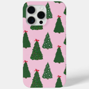 Coque Case-Mate iPhone Motif Festive Pink Christmas Tree