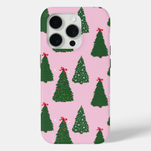 Coque Case-Mate iPhone Motif Festive Pink Christmas Tree