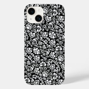 Coque Case-Mate iPhone motif feuille 14b. noir BG