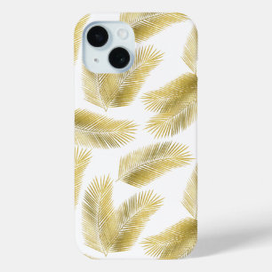 Coque Case-Mate iPhone Motif Feuille Gold Foil Palm