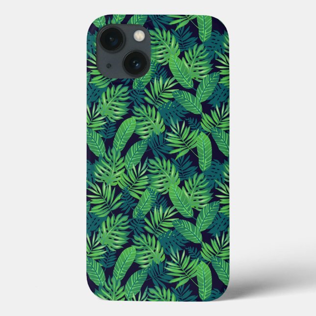 Coques Case-Mate iPhone Motif Feuille tropical (Verso)