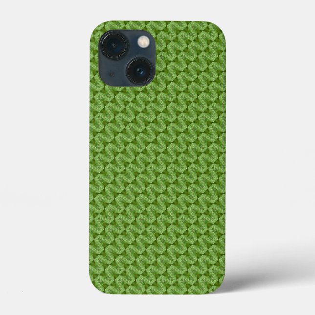 Coques Case-Mate iPhone Motif feuille vert (Verso)