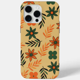 Coque Case-Mate iPhone Motif Feuille Vintage les années 70 Floral