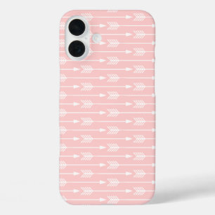 Coque Pour iPhone 16 Plus Motif Flèches roses