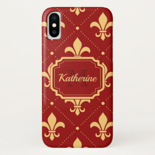 Case-Mate iPhone Case Motif Fleur-de-lis