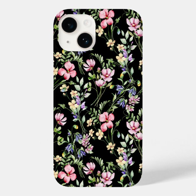 Coques Case-Mate iPhone Motif fleur sauvage (Verso)
