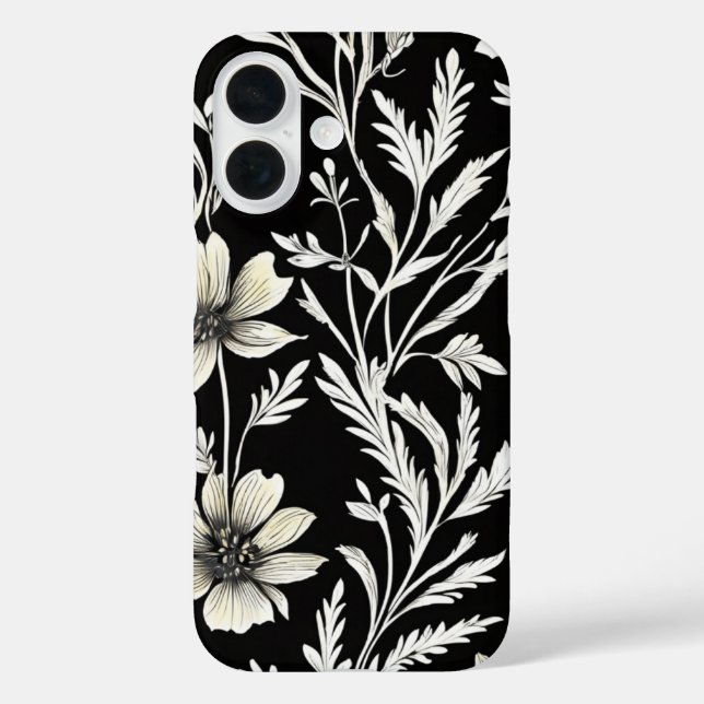 Coques Case-Mate iPhone motif fleur sauvage (Verso)