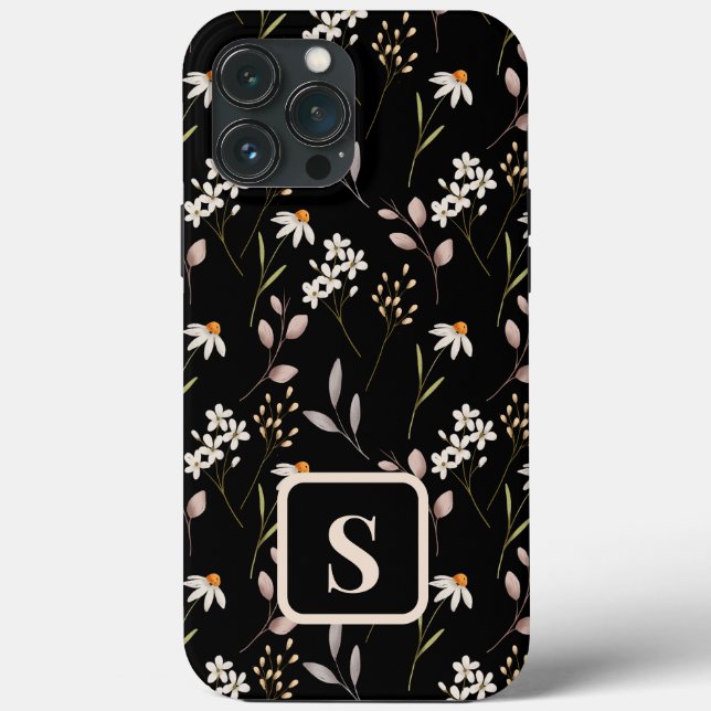 Coques Case-Mate iPhone Motif Fleur sauvage aquarelle (Verso)