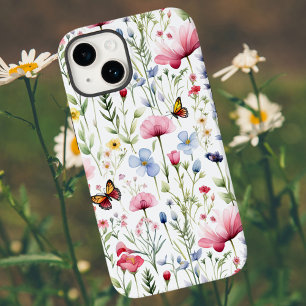 Coque Case-Mate iPhone Motif Fleur sauvage d'été aquarelle