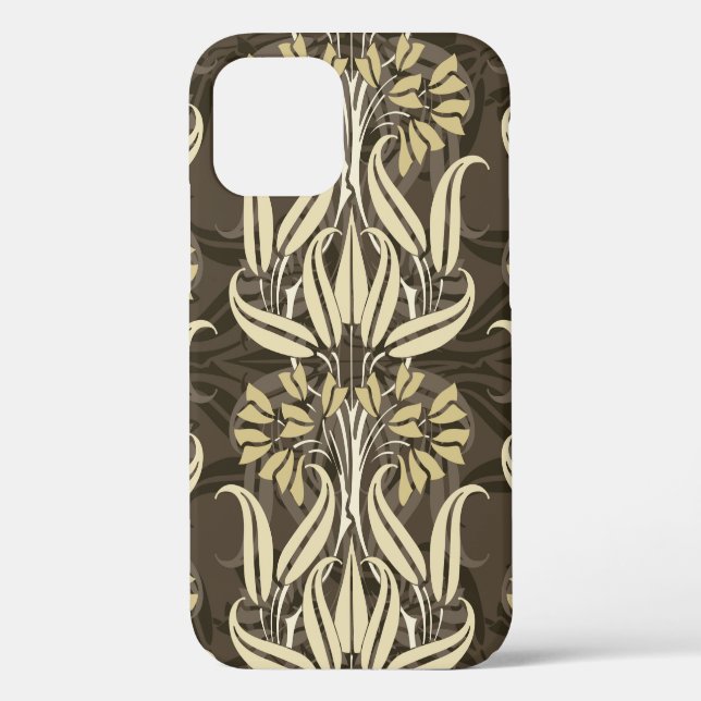 Coques Case-Mate iPhone motif fleuri dans un style moderne (Verso)