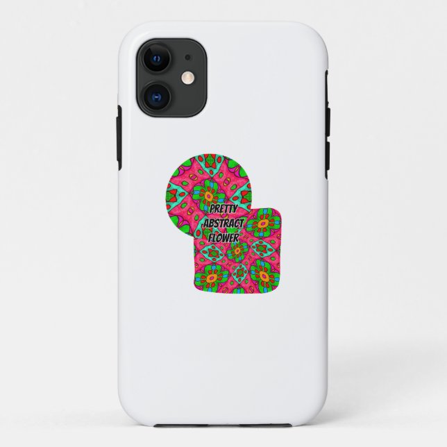 Coques Case-Mate iPhone Motif Fleurs Abstraites uniques (Dos)