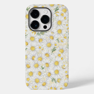 Coque Case-Mate iPhone motif fleurs blanches aquarelle
