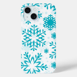 Coque Case-Mate iPhone Motif Flocon de Neige Bleu