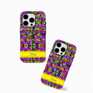 Coque iPhone 16 Pro Motif floral