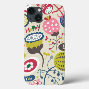 iPhone 13 Case Motif floral 14