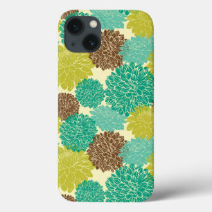 Etui iPhone 13 Motif floral 2