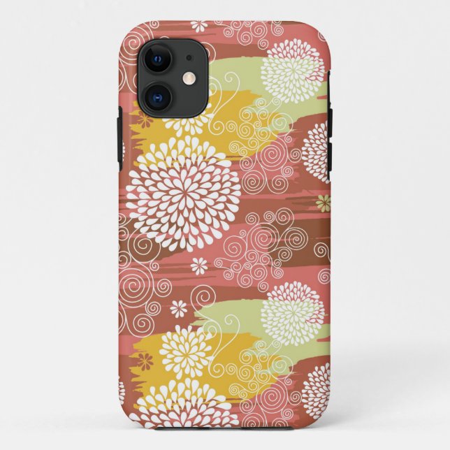 Coques Case-Mate iPhone Motif floral 2 (Dos)