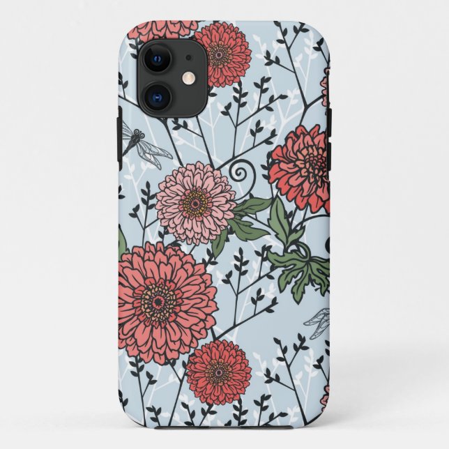 Coques Case-Mate iPhone Motif floral 3 (Dos)