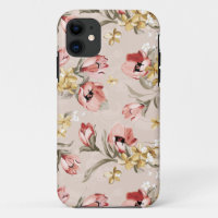 Motif floral 3 d'élégance abstraite